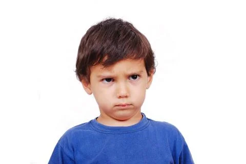 Angry kid Stock Photos