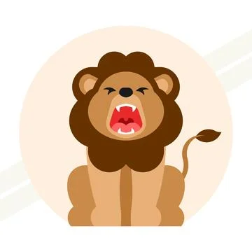 Angry-leon Stock Illustration