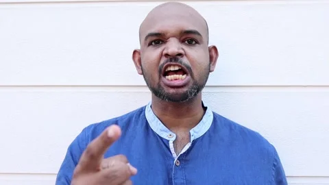 Angry man Stock Footage 157901275