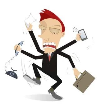 Angry man Stock Illustration