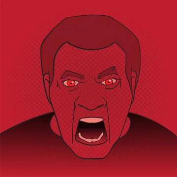 Angry-Man Stock Illustration