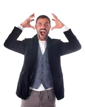Angry man Stock Photos