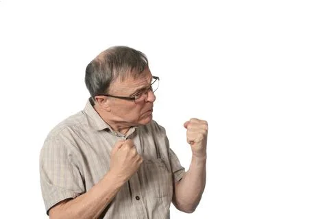 Angry Man Foto stock