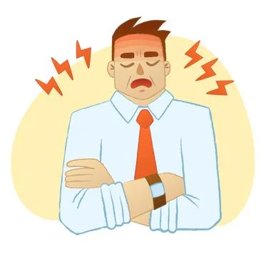 Angry man vector illustration, anger emotion person cartoon icon, male character Stock Illustration