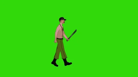 Angry Man Walking Video stock 323111017