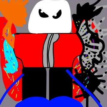 Angry Monster Man with Modified Limbs Stock Illustration