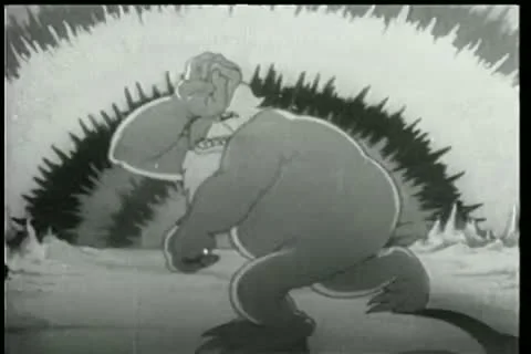 Angry monster melting Stock Footage 11346372