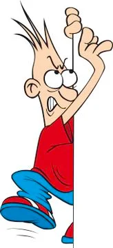 Angry nerd イラスト素材