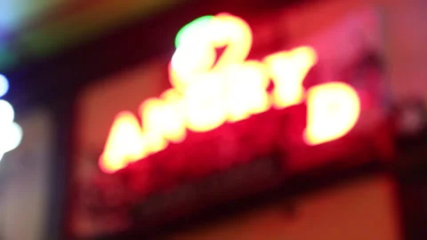 ANGRY ORCHARD SIGN Stock Footage 179539405