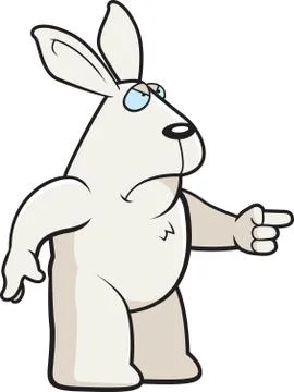 Angry Rabbit Stock Illustration