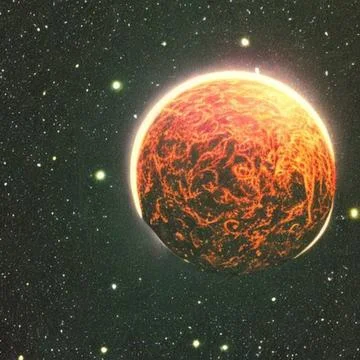 Angry Red Planet Ilustração Stock