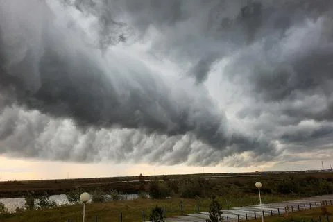 Angry sky 스톡 사진