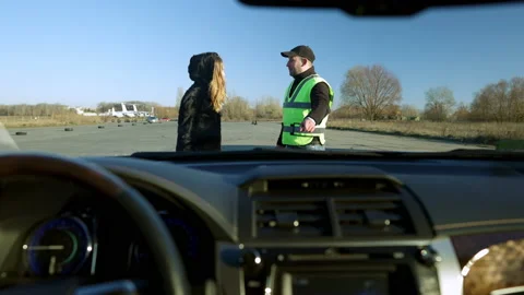 Angry stressed driving instructor and student arguing yelling and gesturing in Stock Footage 148762027