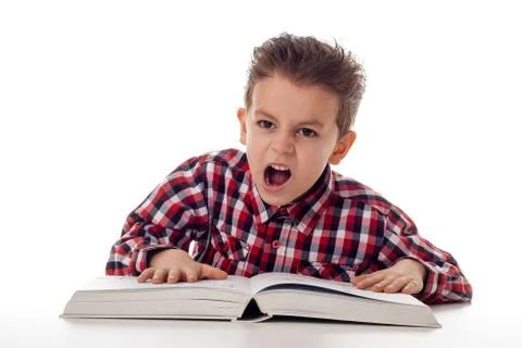 Angry student Stock Photos