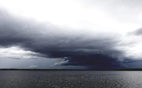 Angry Thunder Storm 스톡 사진