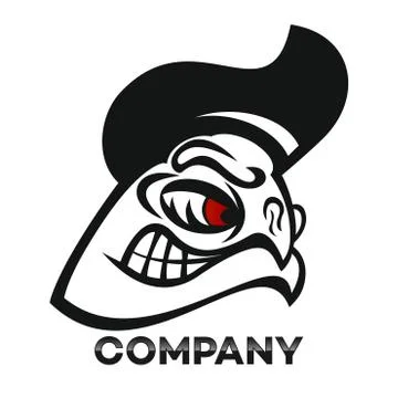 Angry turtle logo Stock Illustration