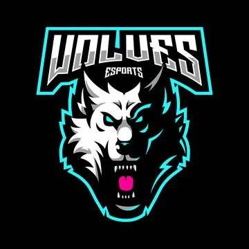 Angry Wolf logo Stock Illustration