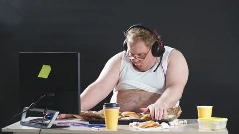 Angry young man in headset playing game at home. Stock Footage 105428108