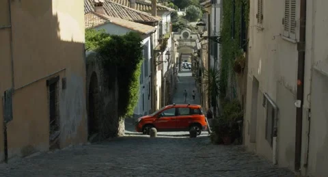 Anguillara street view Video stock 196227791