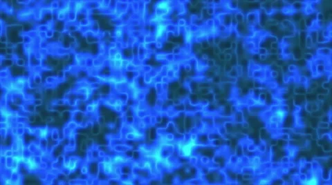 Angular Abstract Blue Glowing Tech Swirls Background Loop 3 Stock Footage 46271443