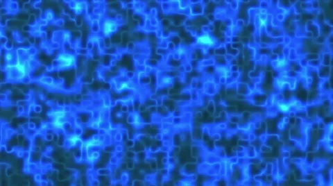 Angular Abstract Blue Glowing Tech Swirls Background Loop 4 Stock Footage 46273913