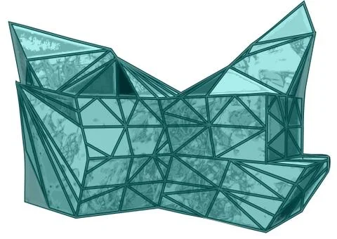 Angular architecture Ilustração Stock