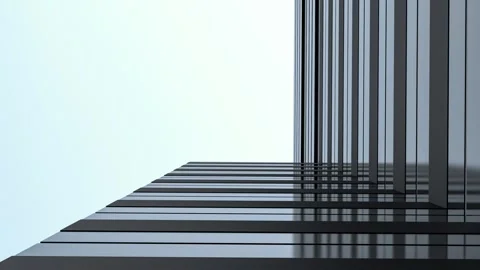 Angular architecture,buildings futuristic,animation,3D render Vídeos de archivo 269913411