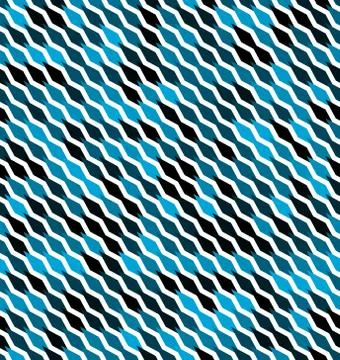 Angular blue pattern. The colors of the shapes at edges matches. repeatable Stock Illustration