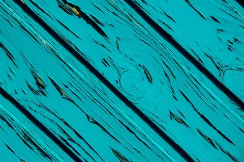 Angular blue strips of wood Fotos Stock