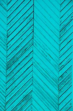 Angular blue strips of wood Foto stock