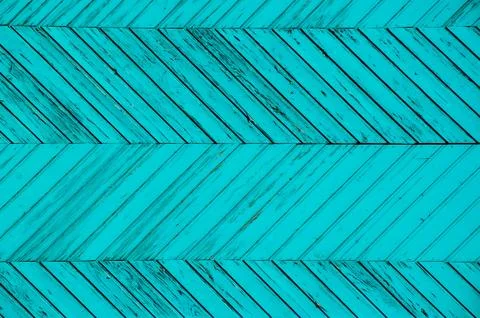 Angular blue strips of wood Fotos Stock