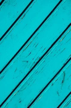 Angular blue strips of wood Fotos Stock