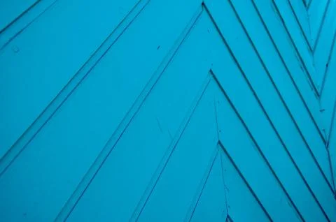 Angular blue strips of wood Foto stock