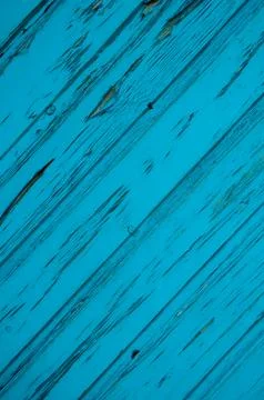 Angular blue strips of wood Foto stock