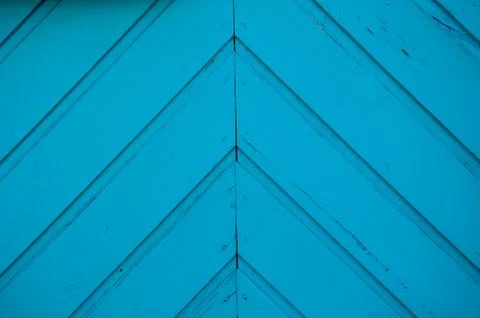 Angular blue strips of wood Fotos Stock