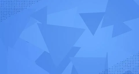 Angular faceted geometric panels in soft blue tones Illustrazione stock