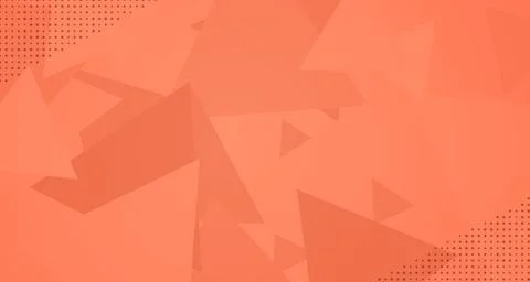 Angular facets in warm orange tones Ilustración de archivo