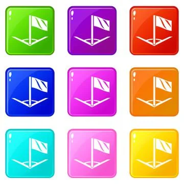 Angular football icon, simple black style 스톡 일러스트