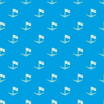 Angular football pattern vector seamless blue 스톡 일러스트