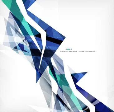 Angular geometric color shapes イラスト素材