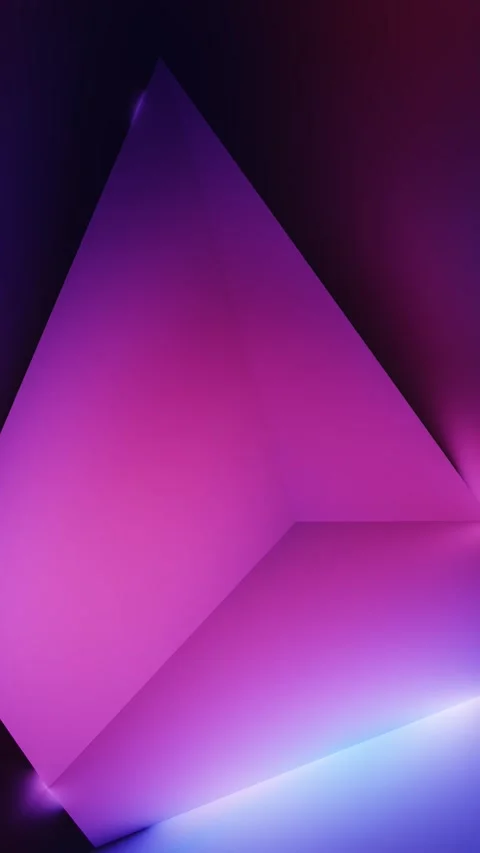 Angular gradient form glowing in colorful vertical seamless loop Stock Footage 347385194