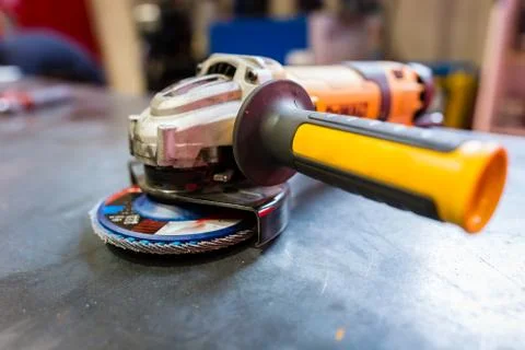 Angular grinder Stock Photos