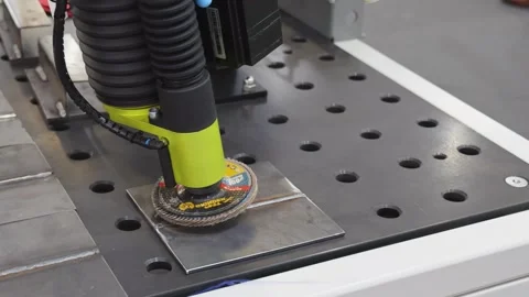 Angular Grinder Robot Stock Footage 284536417