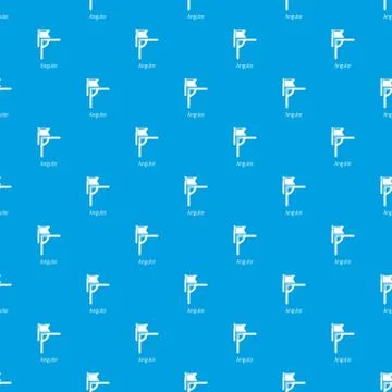 Angular line football pattern seamless blue Illustrazione stock