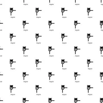 Angular line football pattern vector seamless Illustrazione stock