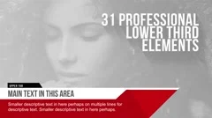 Angular Lower Thirds Stock After Effects