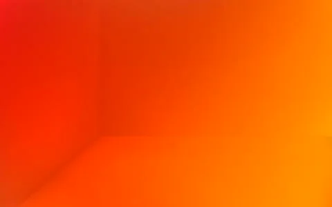 Angular minimalistic orange red background. Empty room interior. Stock Illustration
