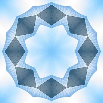 Angular ring made with concert hall Los Angeles Stock Photos