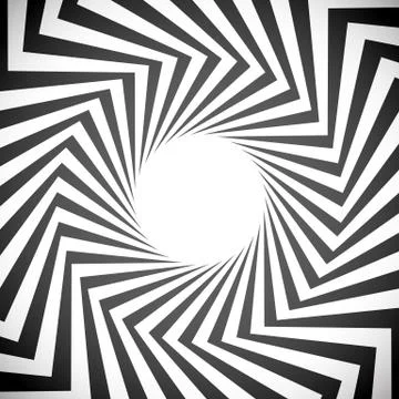 Angular spiral background. whirlpool, hypnotism, rays, rotation, abstract, wh 스톡 일러스트
