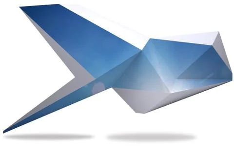 Angular structure showing sky Illustrazione stock